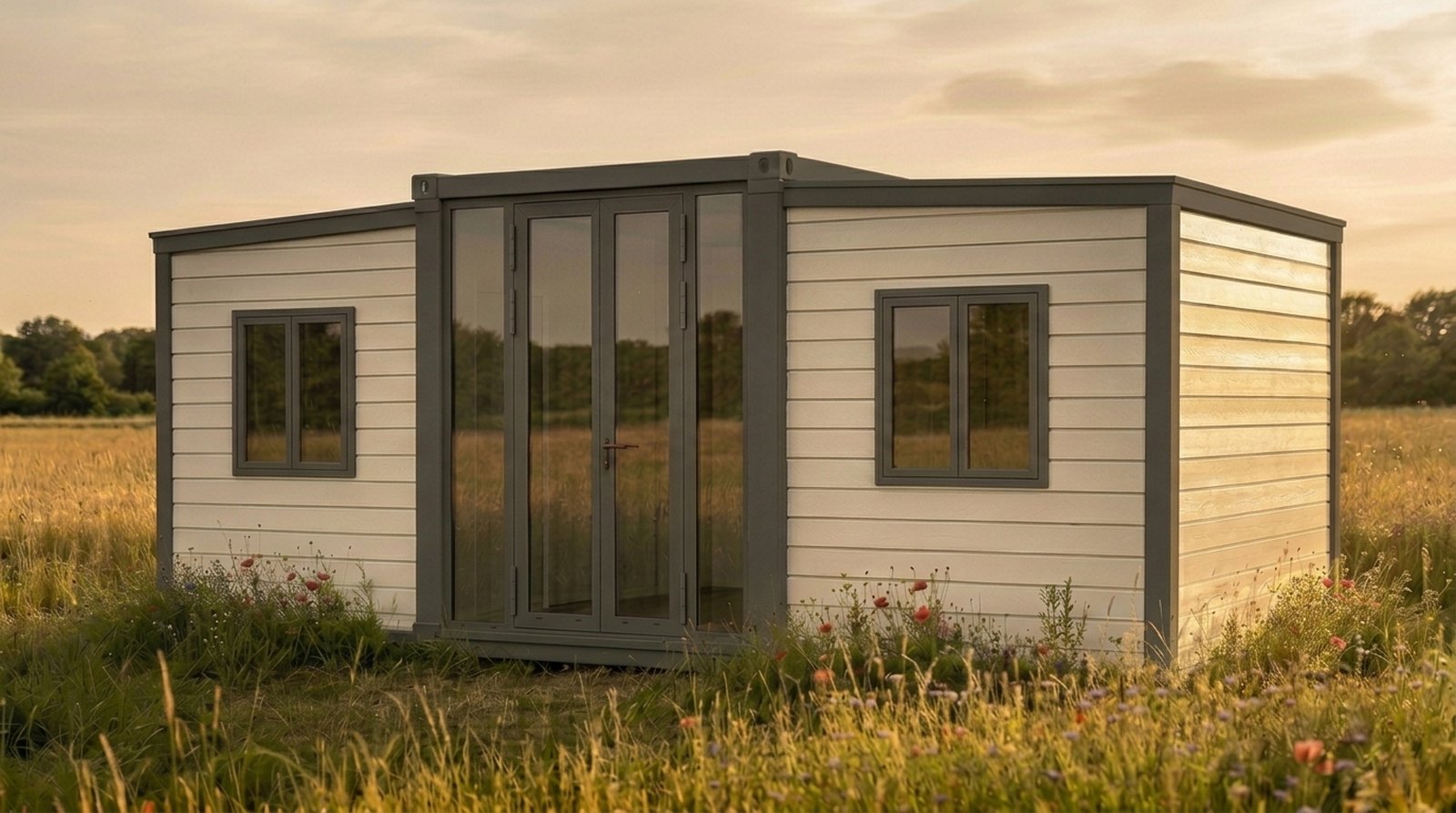 Aube 18 m², maison modulaire Conteneur Angélique