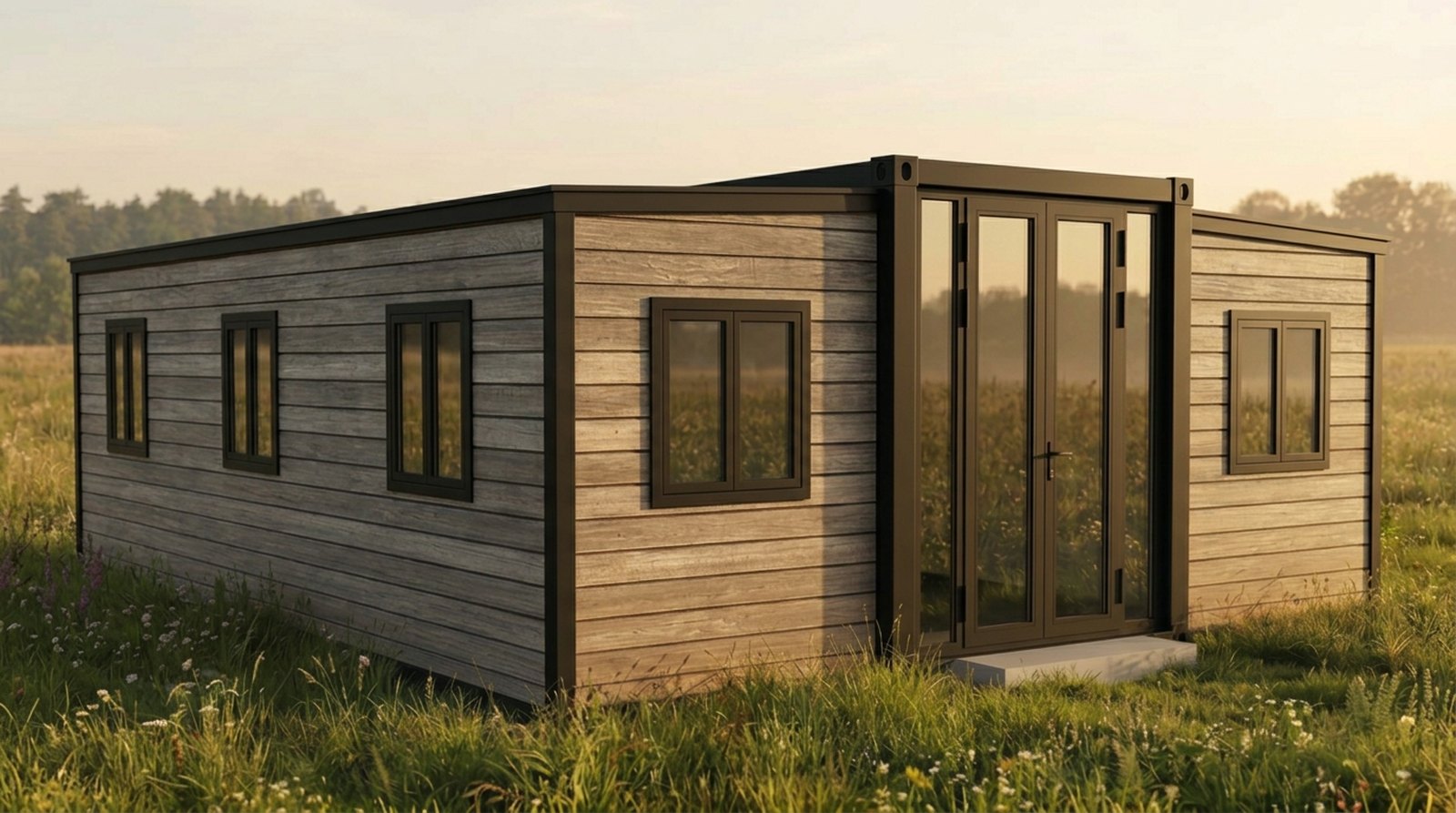 L'Horizon 54 m² — le long flanc aux trois fenêtres