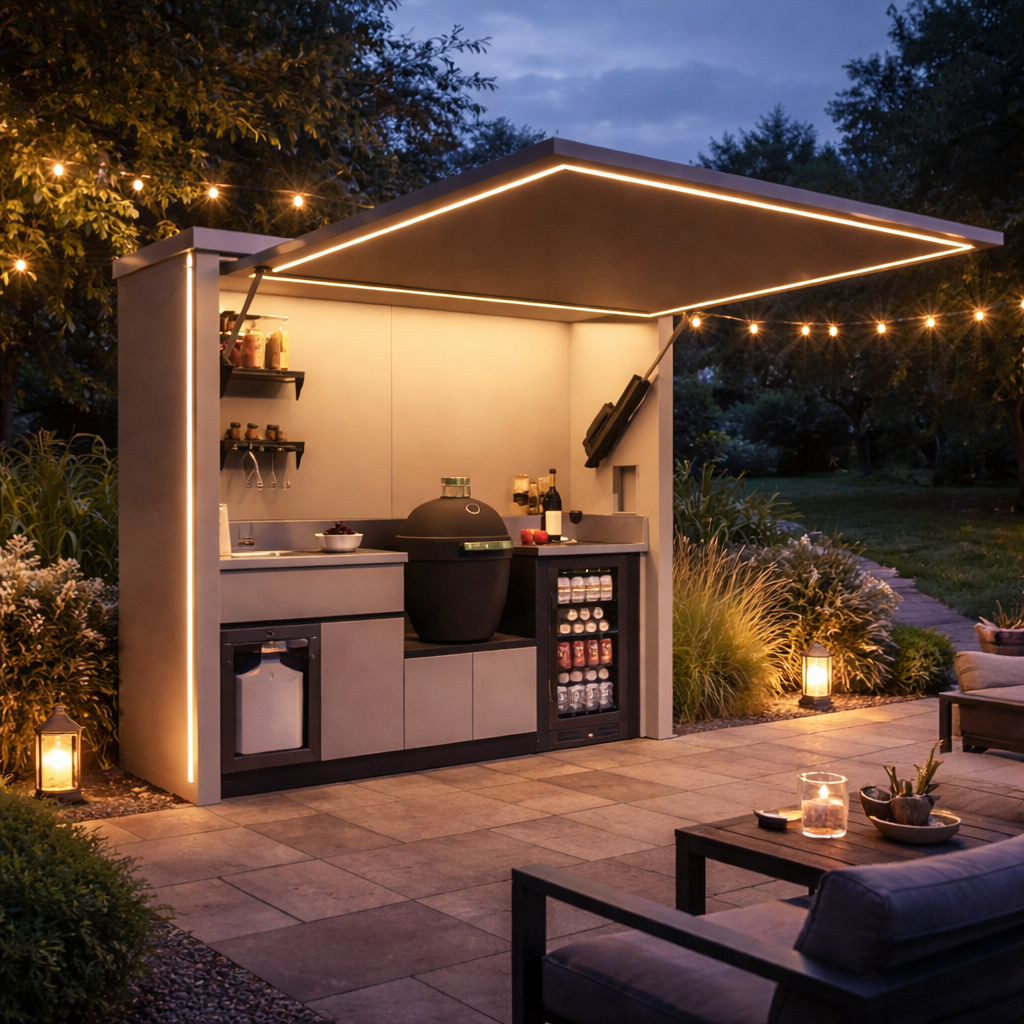 Cuisines BBQ Conteneur Angélique